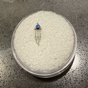 Modern Mood Veronika 14K White Gold Threadless End